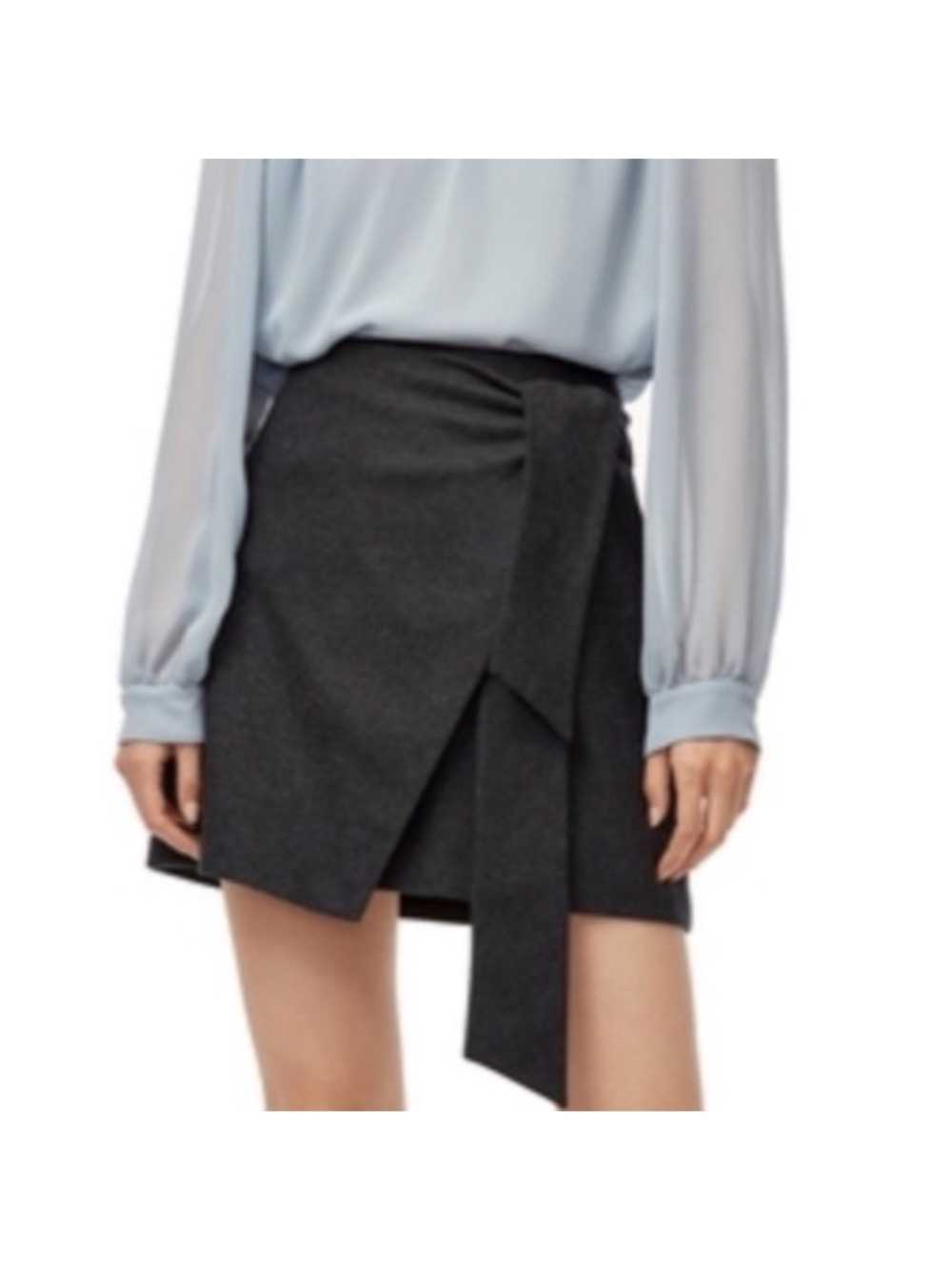 ARITZIA Wilfred CASHMERE and wool wrap skirt - Picture 9 of 11